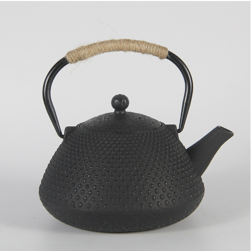 Hot push iron teapot tea set (850ml conical particles [inner light])