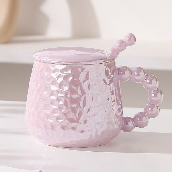 Hotly recommended ceramic pearlescent mug (pearlescent purple)