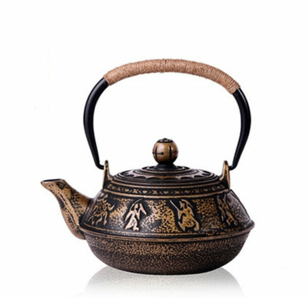 熱推鐵壺煮茶壺燒水壺(0.8L戰國策帶茶網)