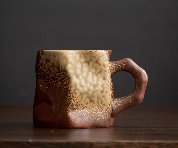 Hot Recommended Simple Stoneware Mark Coffee Cup (Gradient Orange)