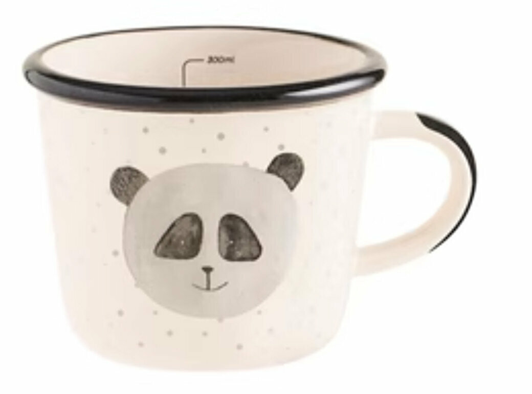 Popular ceramic water cup [Panda] [top width 10cm*height 8.2cm]