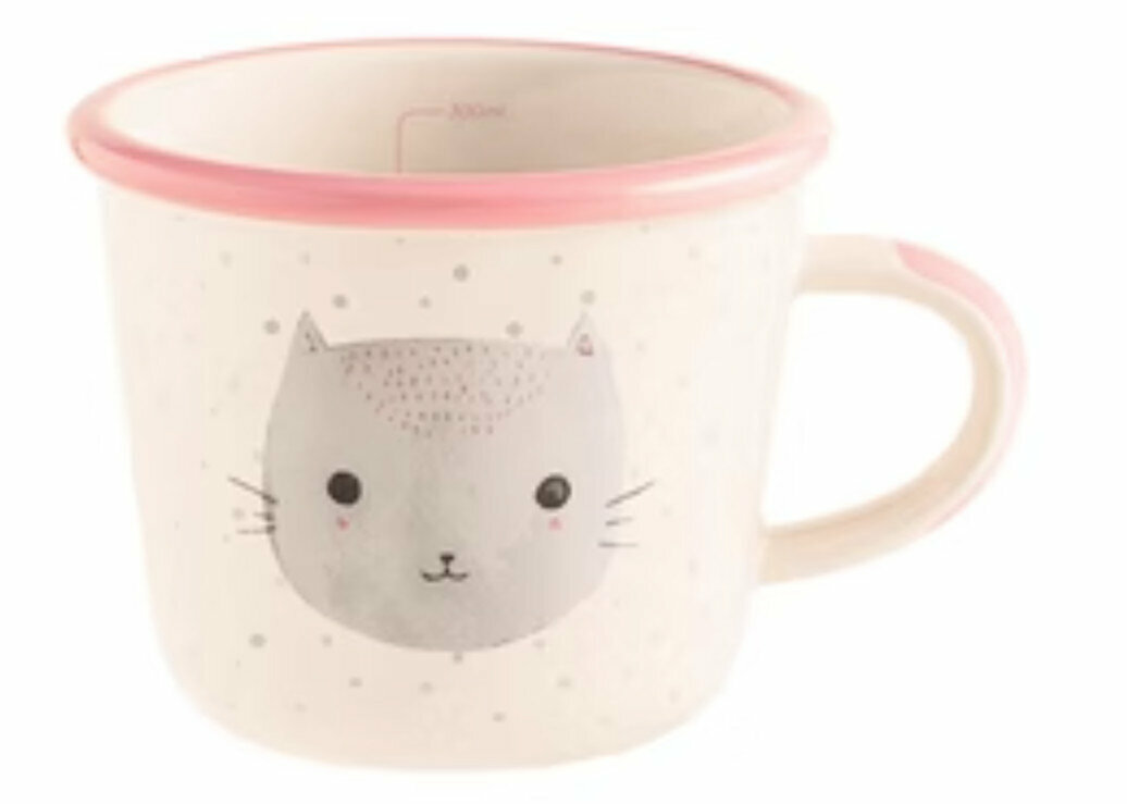 Popular ceramic water cup [Cat] [top width 10cm*height 8.2cm]