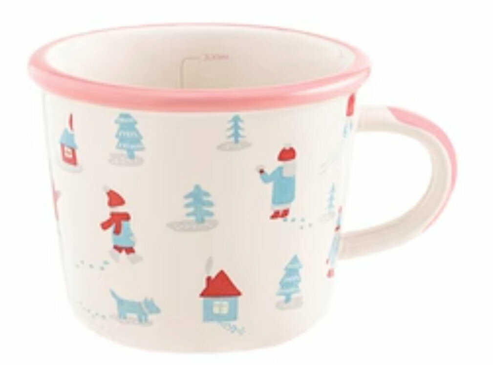 Popular ceramic water cup [Forest B] [top width 10cm*height 8.2cm]