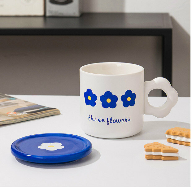 New ceramic water cup [white capacity 330ml]