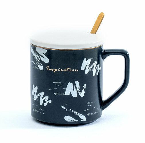 New ceramic water cup [green B type capacity 301-400ml]