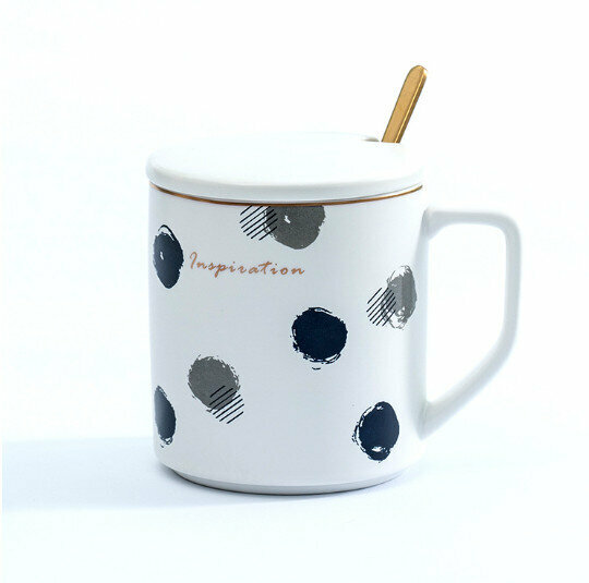 New ceramic water cup [white A type capacity 301-400ml]