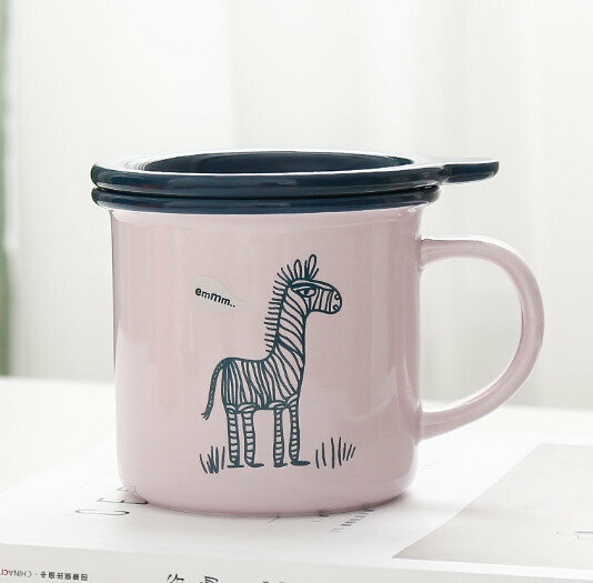 New ceramic water cup [Zebra cup capacity 301-400ml]