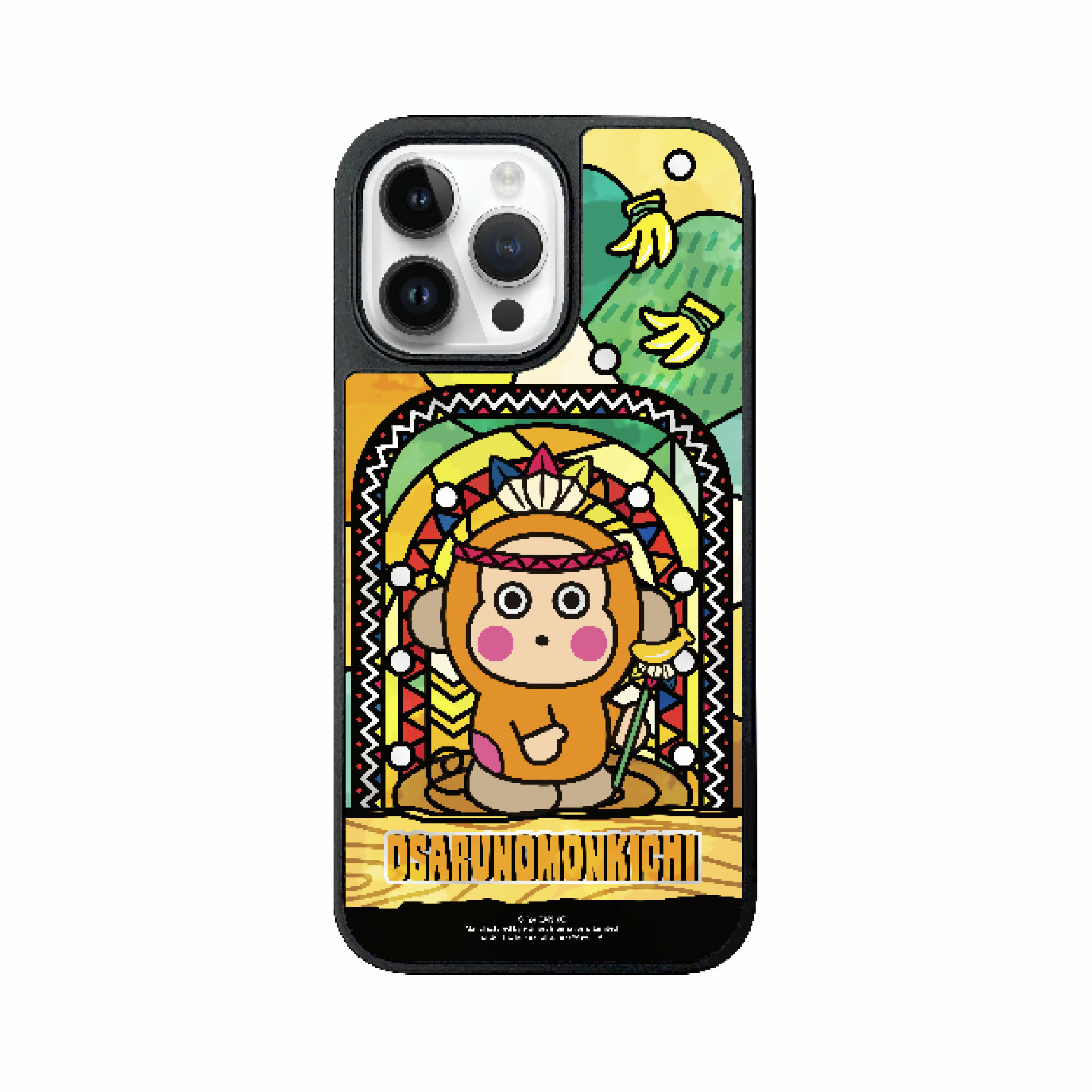 i-Smart Stained Glass Mirror Phone Case - OSARUNOMONKICHI