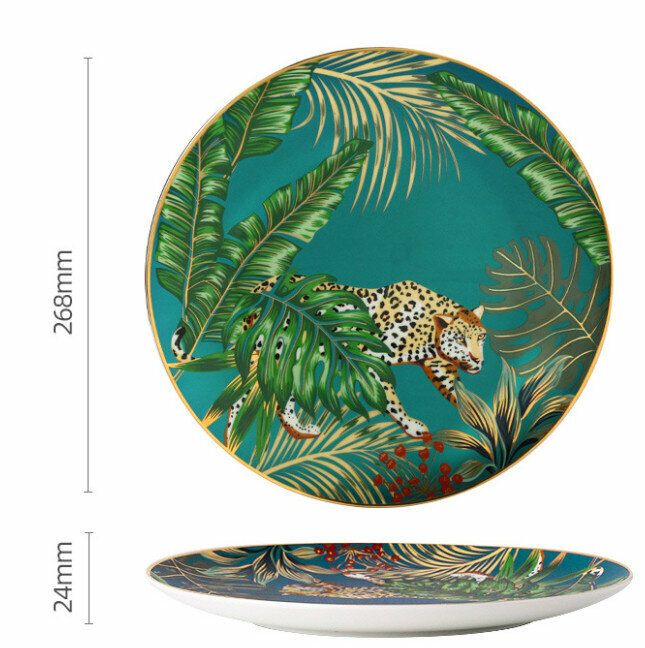 New Western plate and tableware set (10-inch single plate Xiaojushanlin)