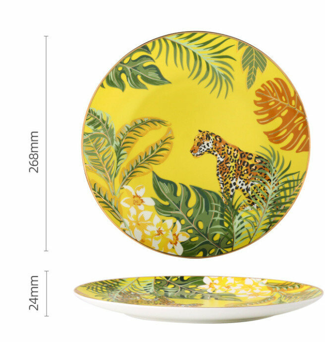 New Western plate and tableware set (10-inch single plate)