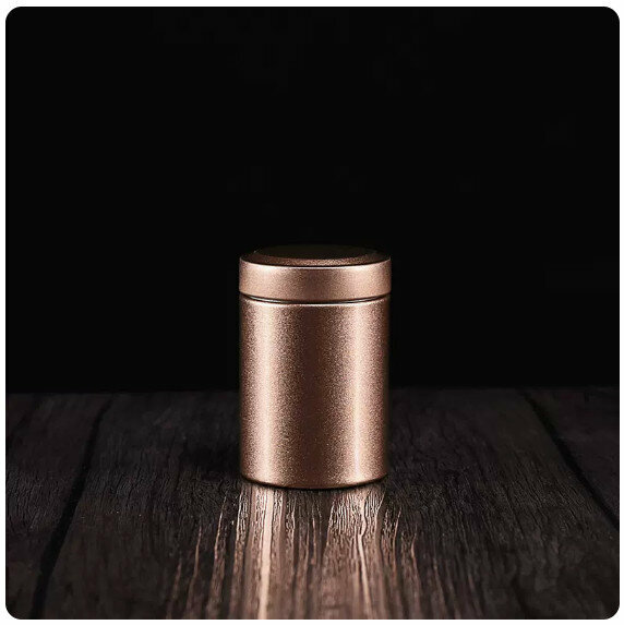 Popular tea cans [frosted gold]