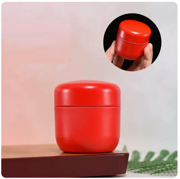 Popular tea cans [Chinese red]