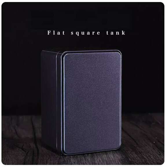 Popular tea cans [black iron gray]