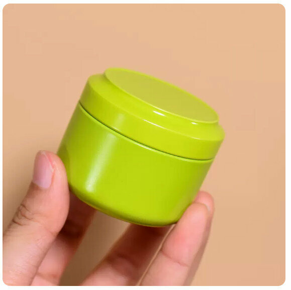Popular tea can tin [fruit green]
