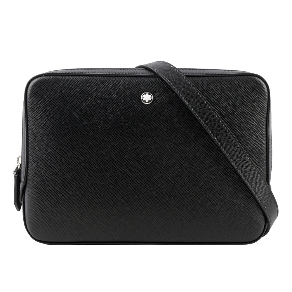 【Montblanc】Sartorial 匠心系列防刮牛皮迷你拉鍊郵差包