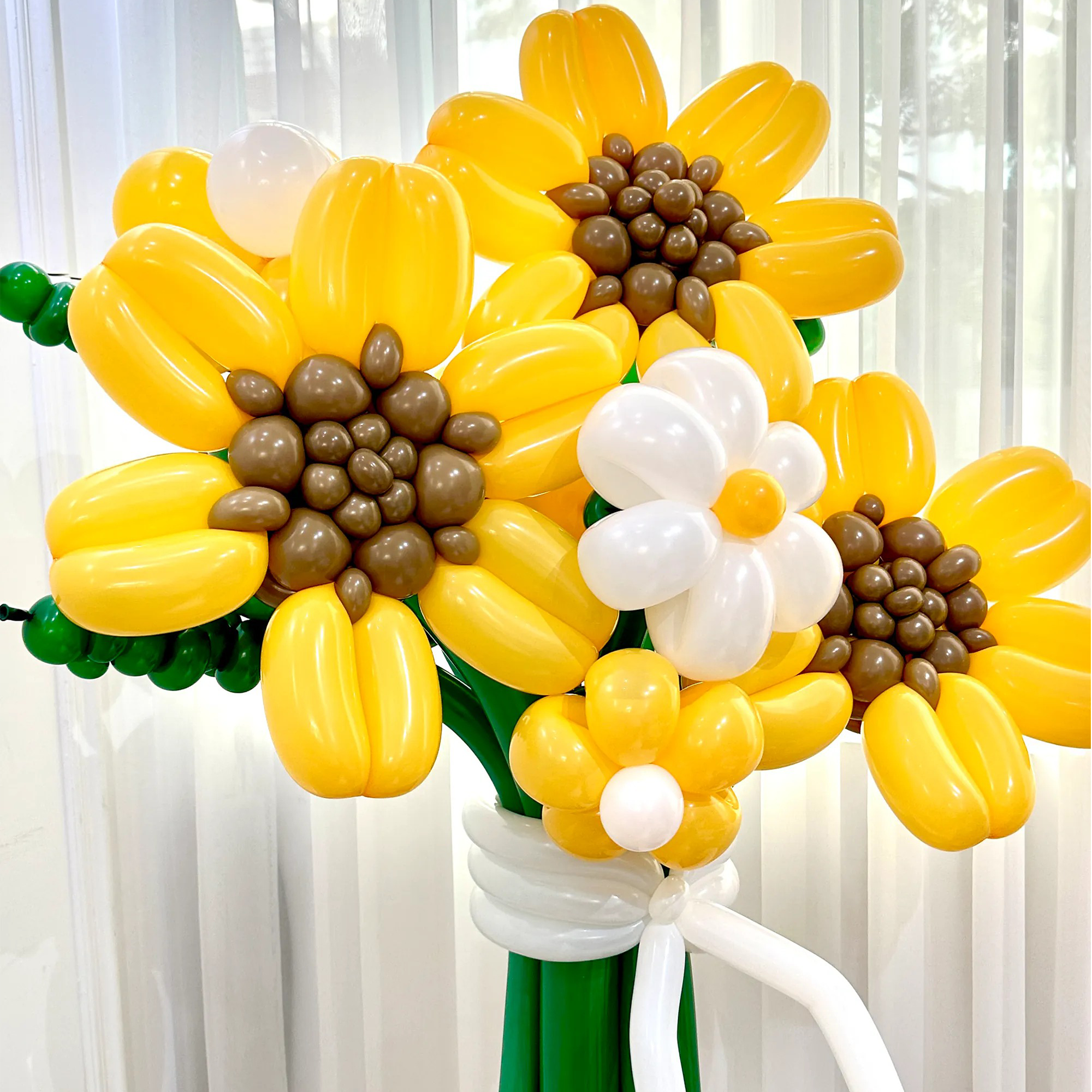 手折氣球丨韓式太陽花束