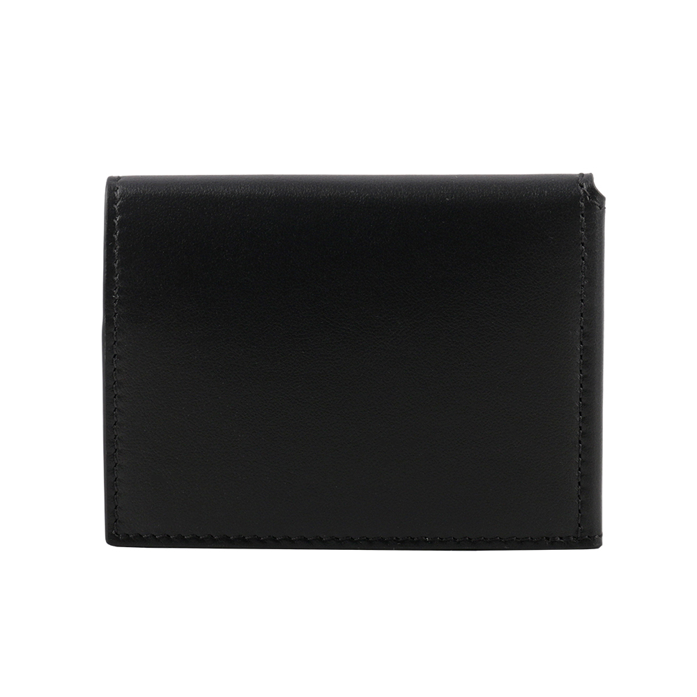 【MONT BLANC】Trio 軟皮系列小牛皮三折6卡名片/卡片夾(黑色) 198121