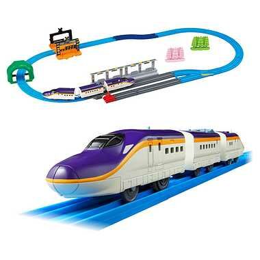 《TAKARA TOMY》 PLARAIL鐵道王國 E8 系新幹線遊戲組(可連結)
