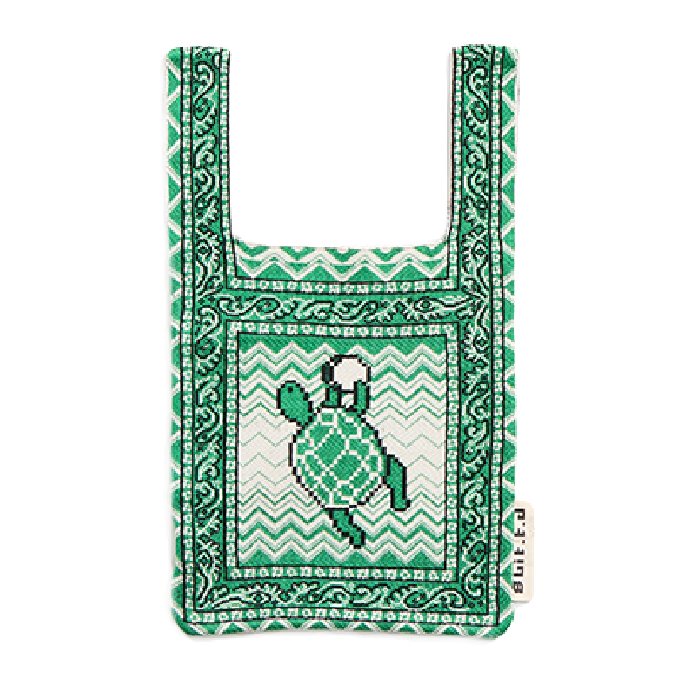Da'an Forest Bell drum Turtle Handbag- Green