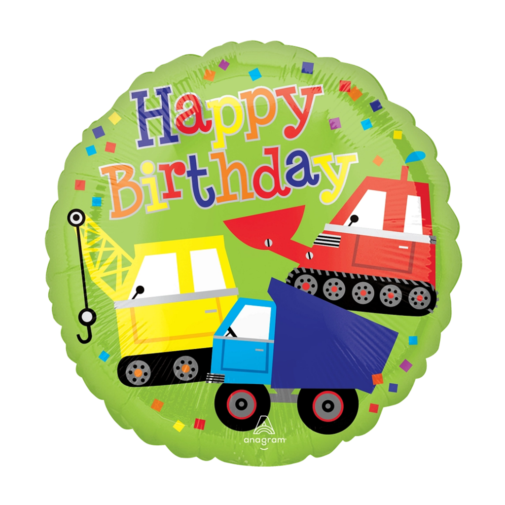 生日單品丨工程車氣球