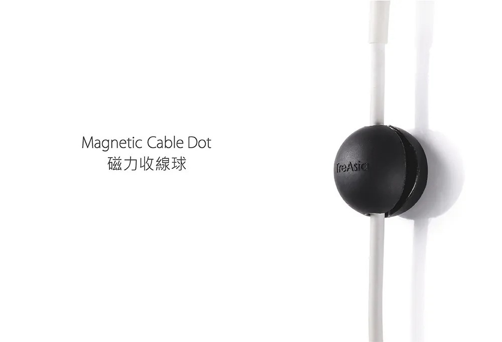 Magnetic Cable Dot磁力收線球- 黑白組