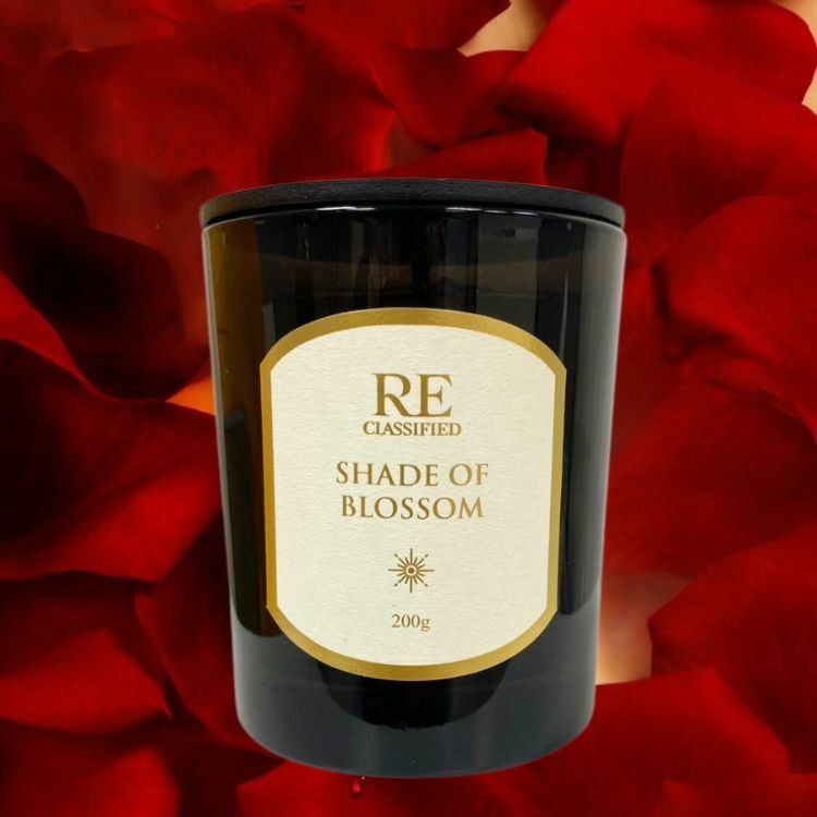 RE調香室｜香氛蠟燭200g-瑰色蔓影SHADE OF BLOSSOM
