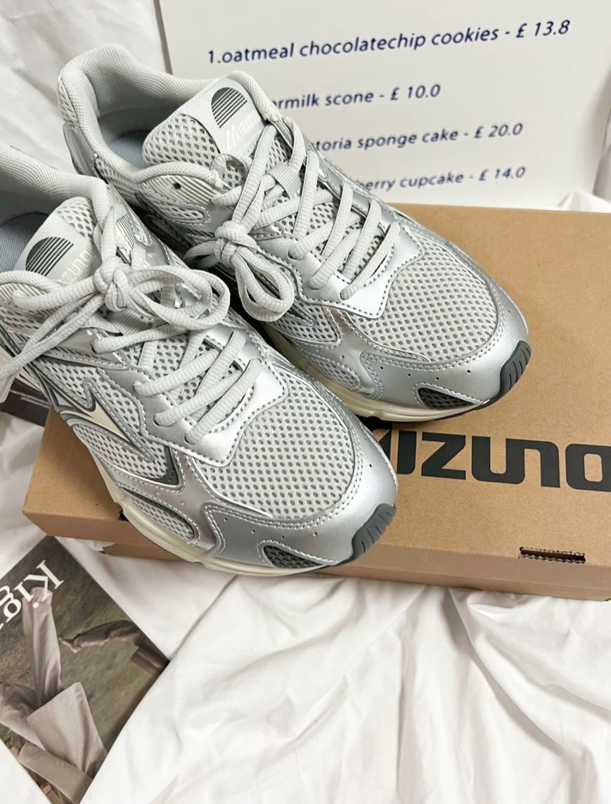MIZUNO 美津濃SPEED 2K 液態銀冰川灰復古老爹鞋
