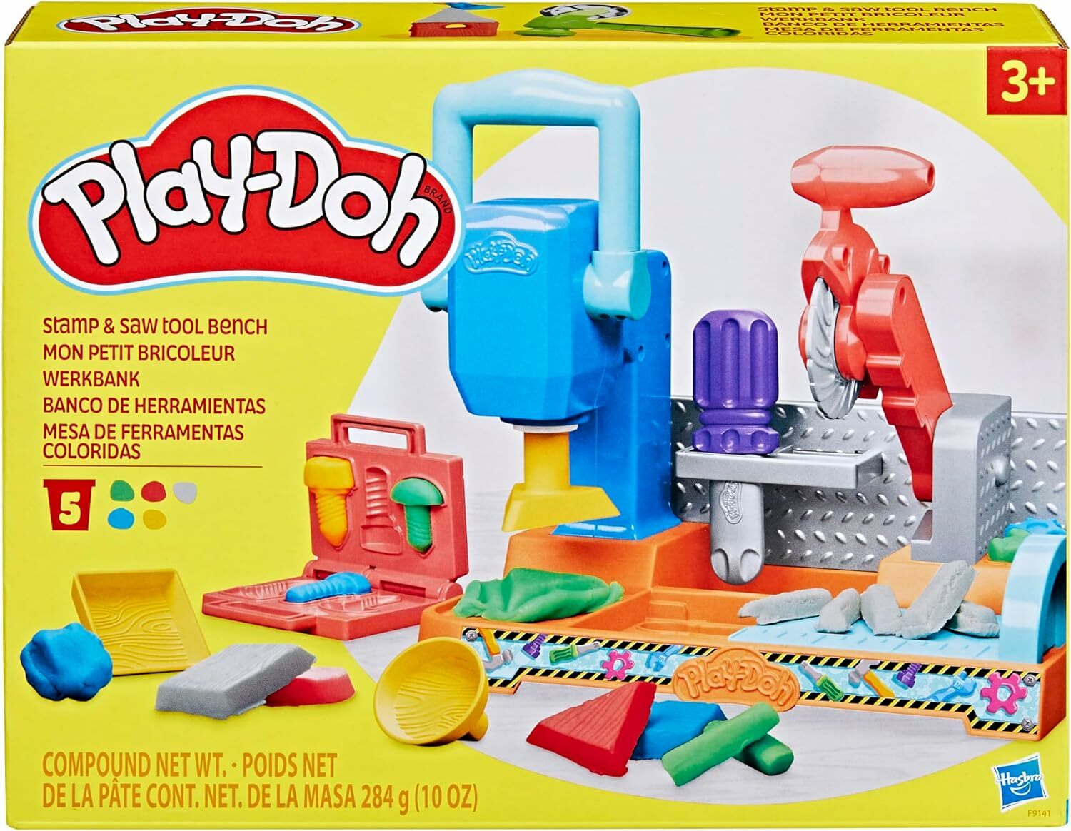 《 Play-Doh 培樂多 》印章與鋸子工作台遊戲組