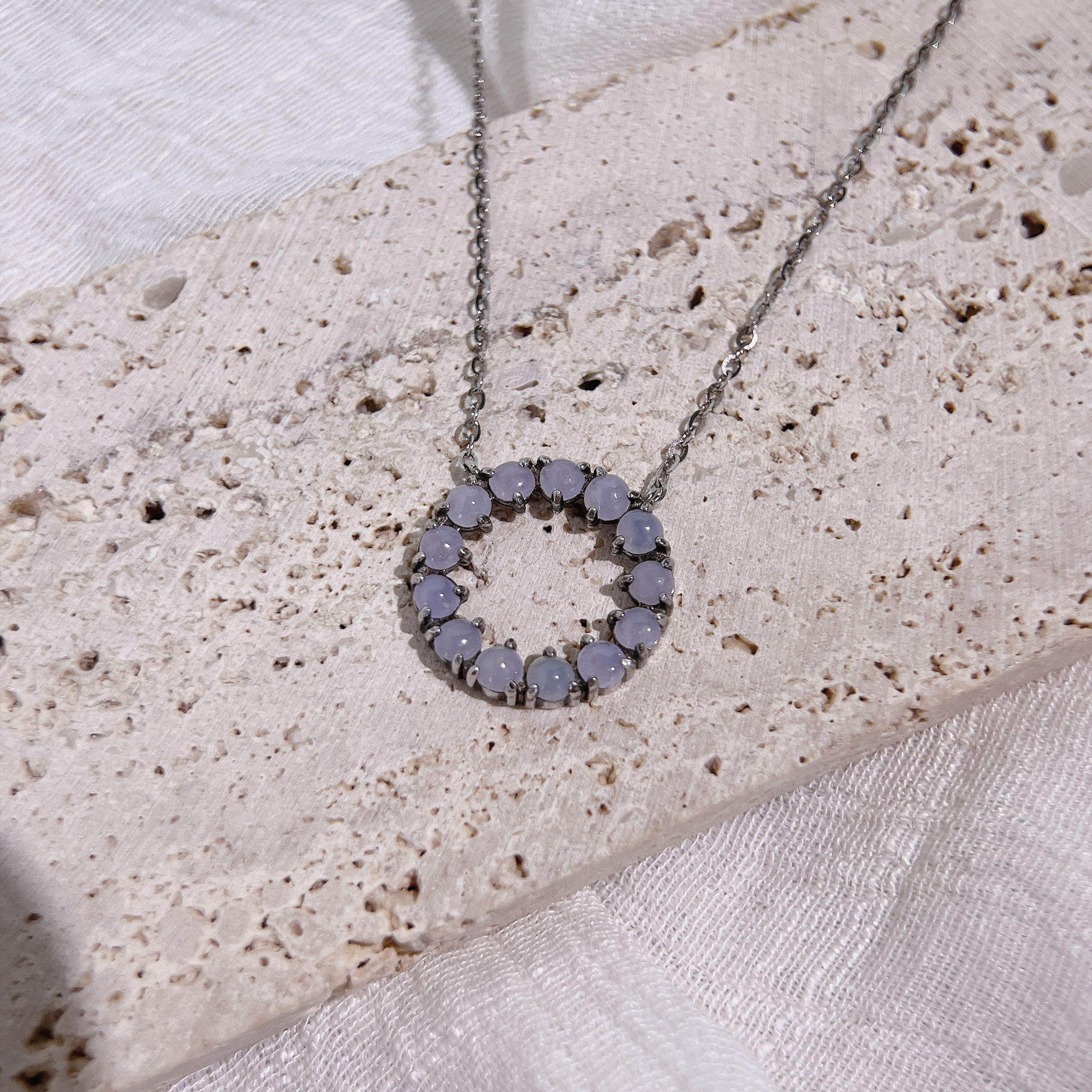 翡翠．溫柔紫羅蘭甜甜圈