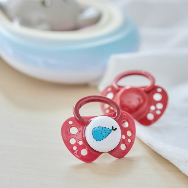 AIR透氣拇指型矽膠安撫奶嘴2入組-大(16-36m)