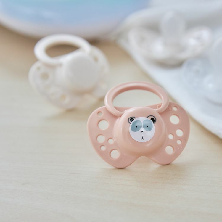 AIR透氣拇指型矽膠安撫奶嘴2入組-小(2-6m)