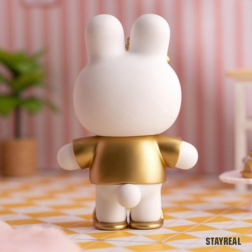 STAYREAL rabbit.Q純真兔兔公仔- 金