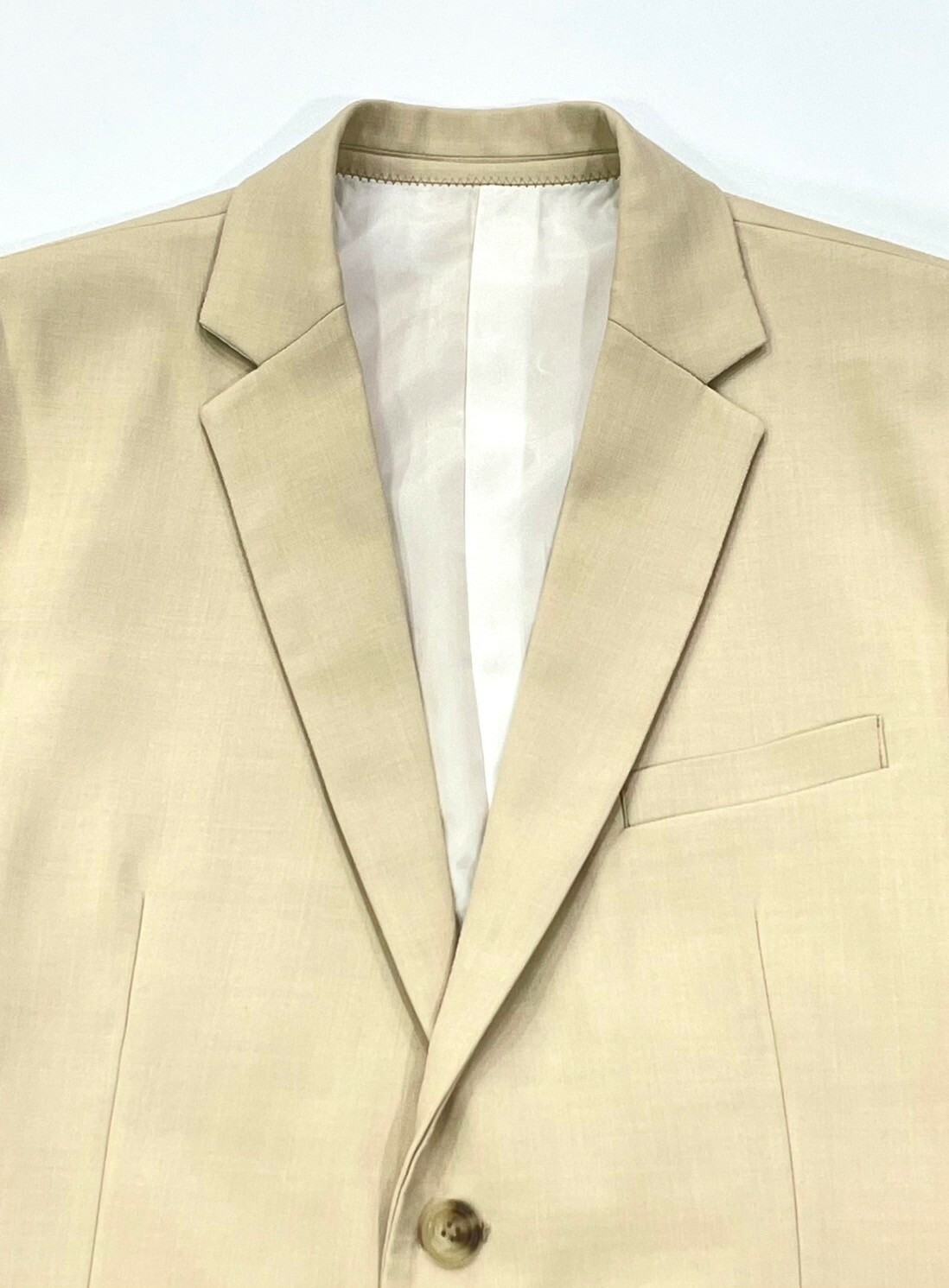 淺卡其西裝外套-1