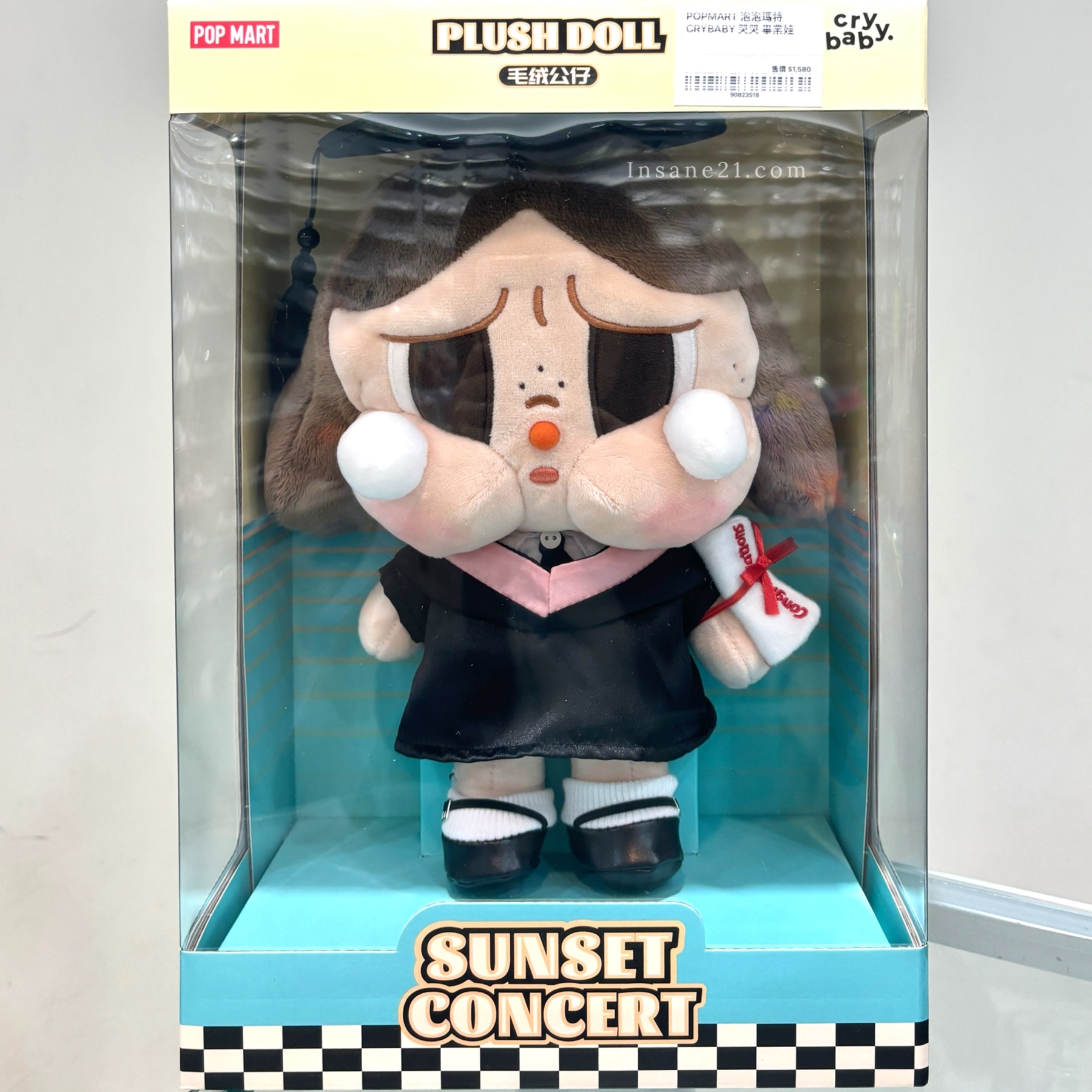 POPMART 泡泡瑪特 CRYBABY 哭哭 畢業娃公仔 玩偶 SUNSET CONCERT
