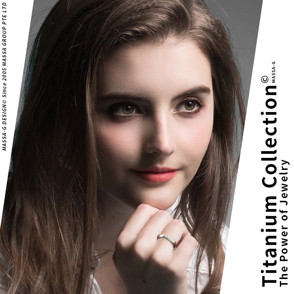 MASSA-G DECO系列 純鈦系列【美好年代】鈦金女戒