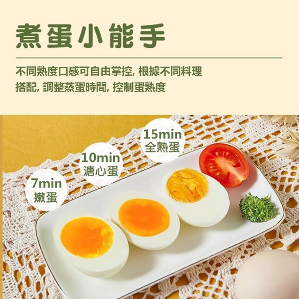 JK Korea new multi-functional double-layer egg cooker automatic power off small steamed egg household double-layer egg steamer (J0721)