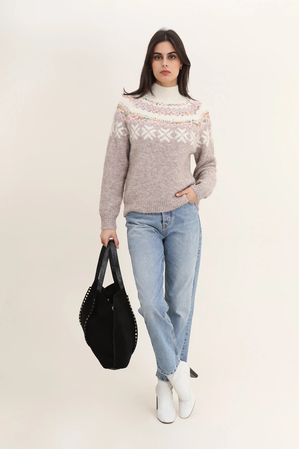 Cherry Paris Leather Gaelle 4103 Noir 黑色