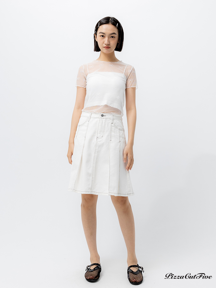 [SALE]壓折百摺裙 PizzaCutFive PCF242491028