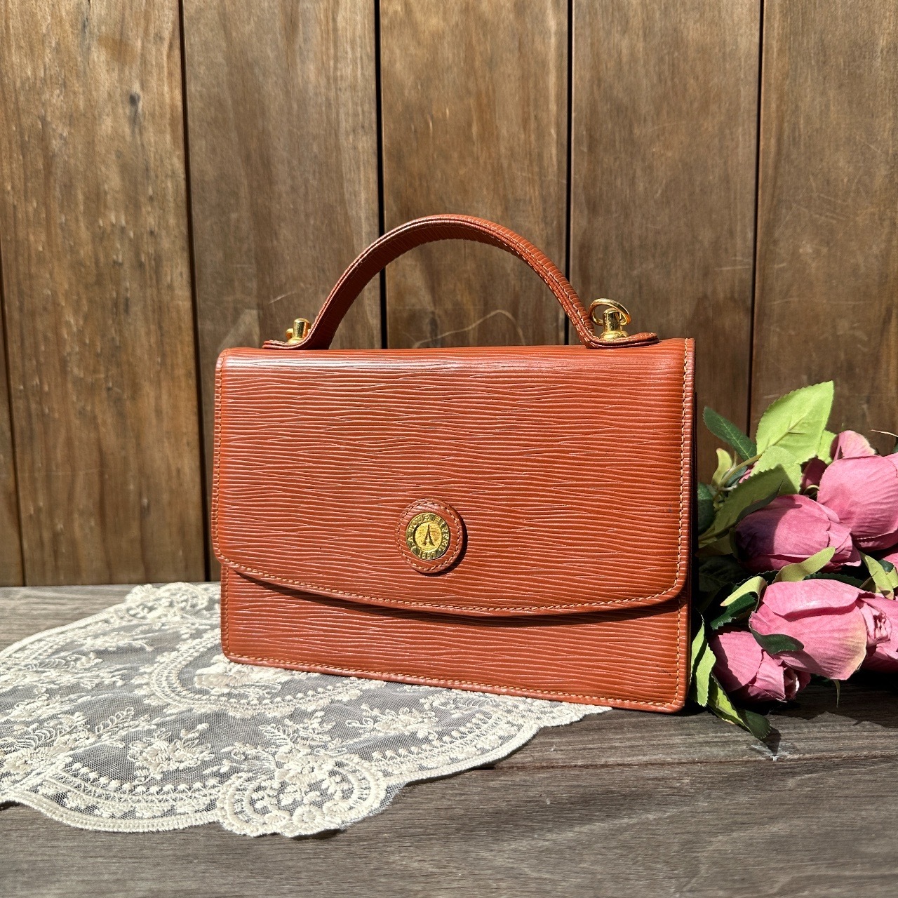 La Tour Eiffel 1887 淺啡色中古手袋