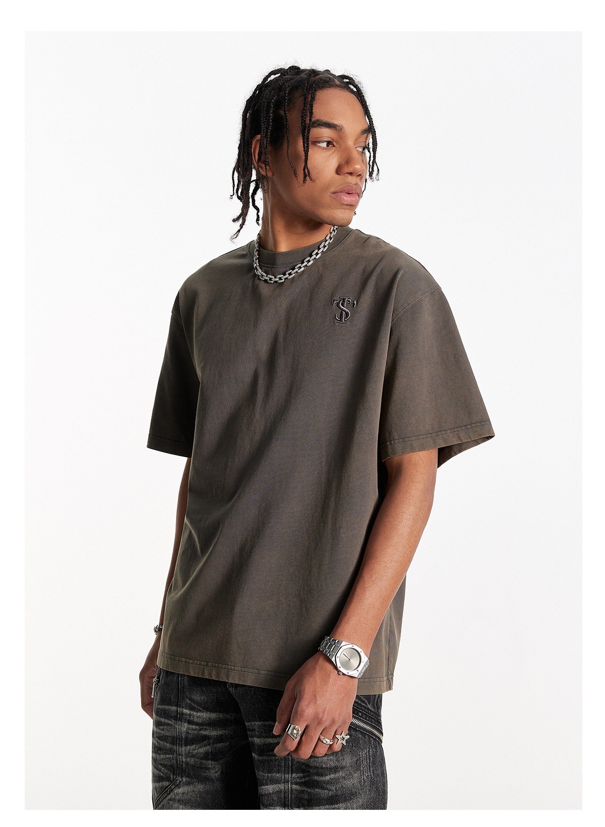 STK SmallTownKid 背後大Logo貼布短袖 T恤