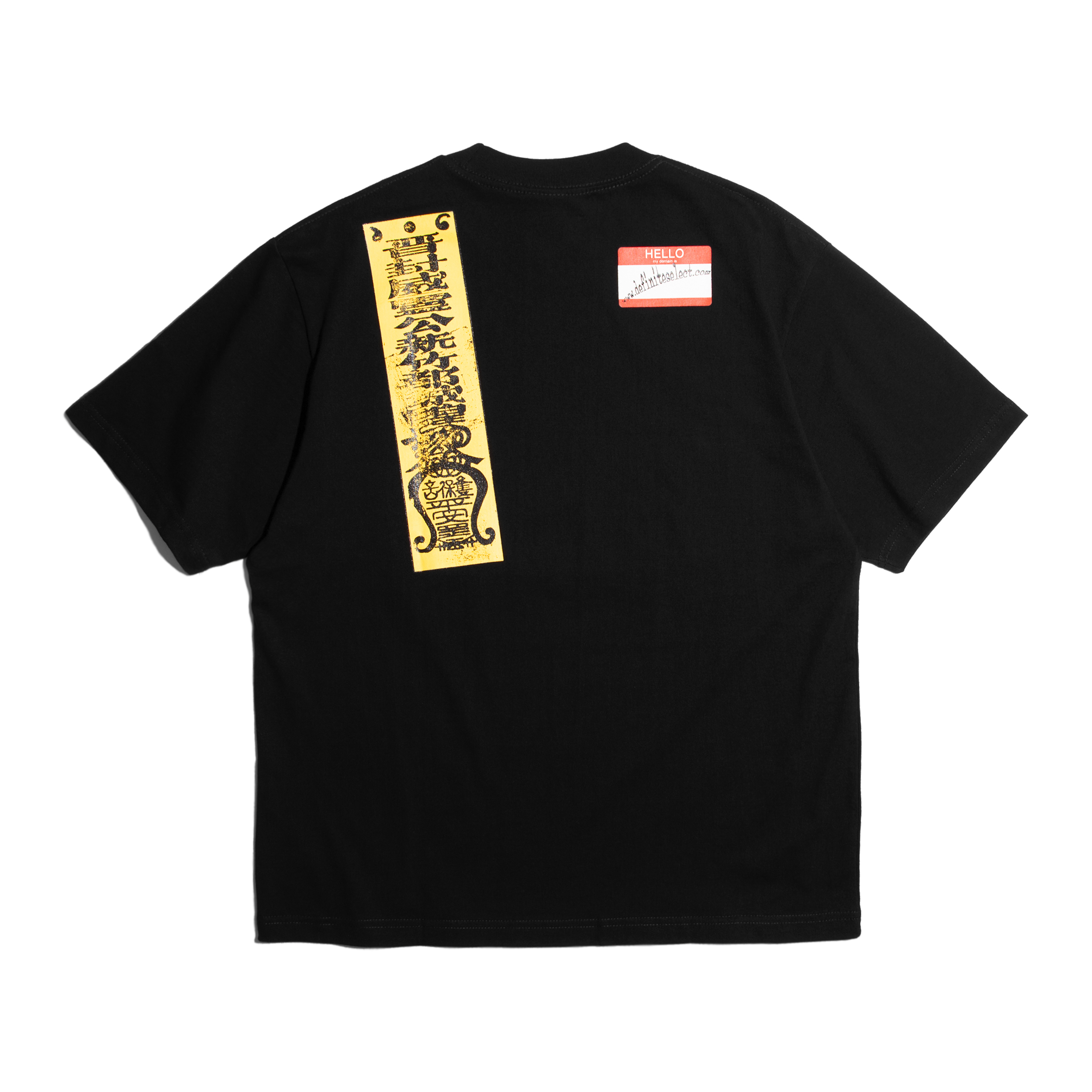 nul1.org x DEFINITE DEF629 Tee - Black (nu-T72)