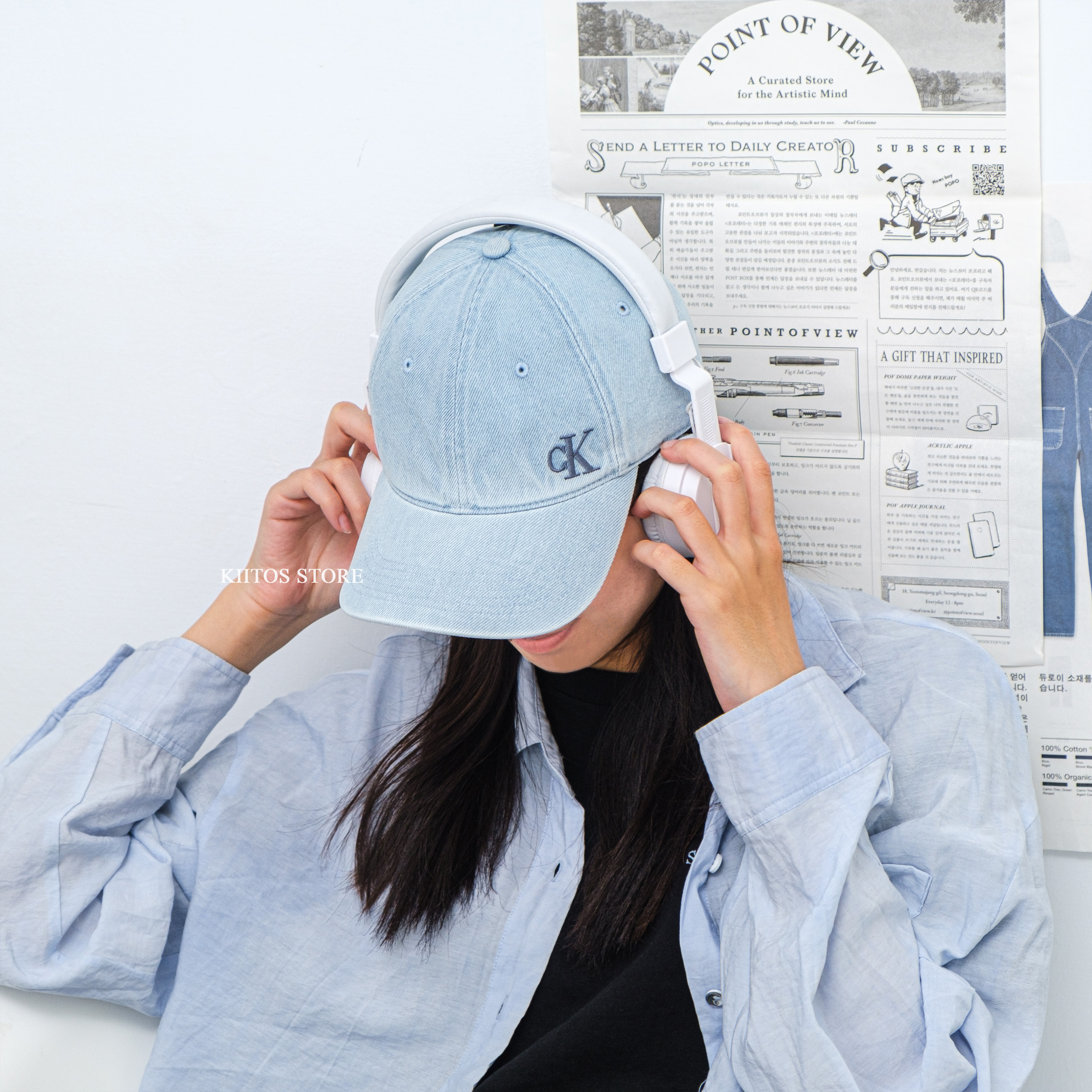 【現貨】 Calvin Klein CK 側標LOGO 丹寧 牛仔 老帽