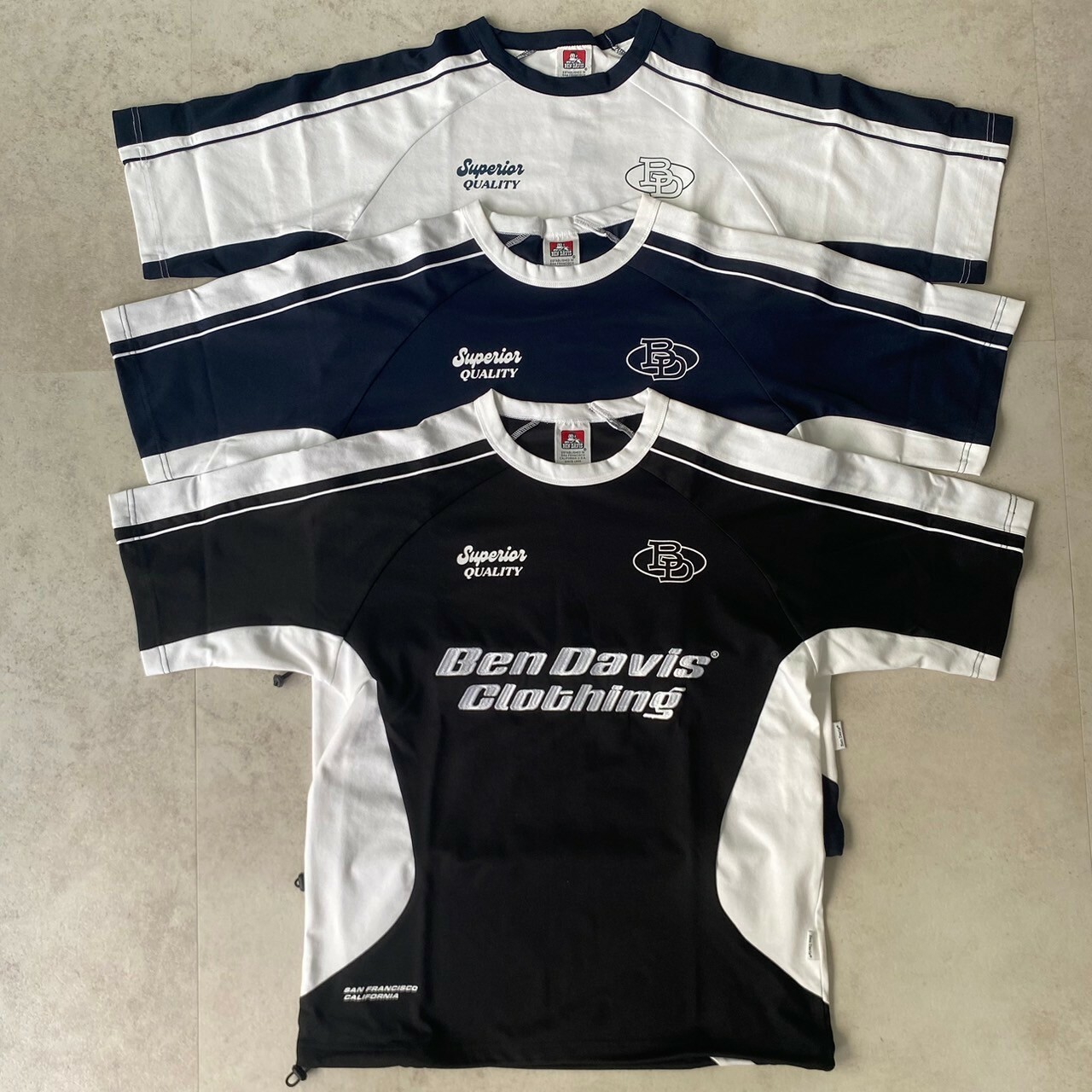 Ben Davis 抽繩刺繡圓領短Tee M-24580048