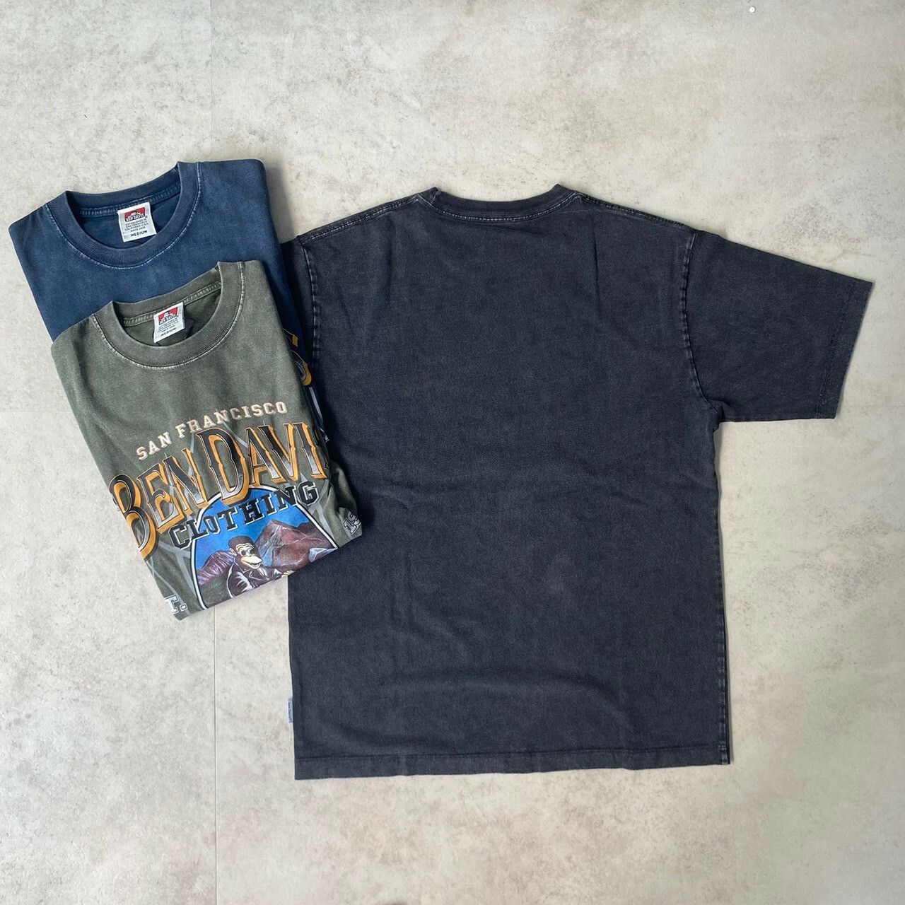 Ben Davis 摩托車店復古水洗短Tee C-24580039