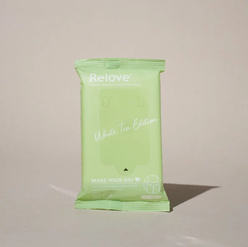[新包裝]Relove 30秒私密肌弱酸清潔濕紙巾