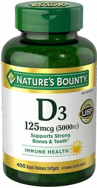 【現貨】Nature's Bounty L070250 D3 軟膠囊 (400粒裝)
