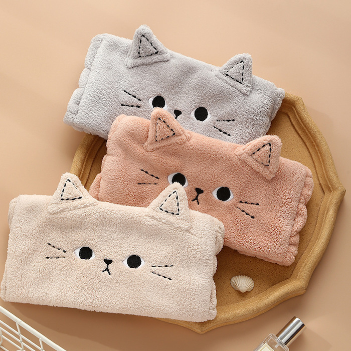 《70234》舒服感貓咪洗臉髮帶