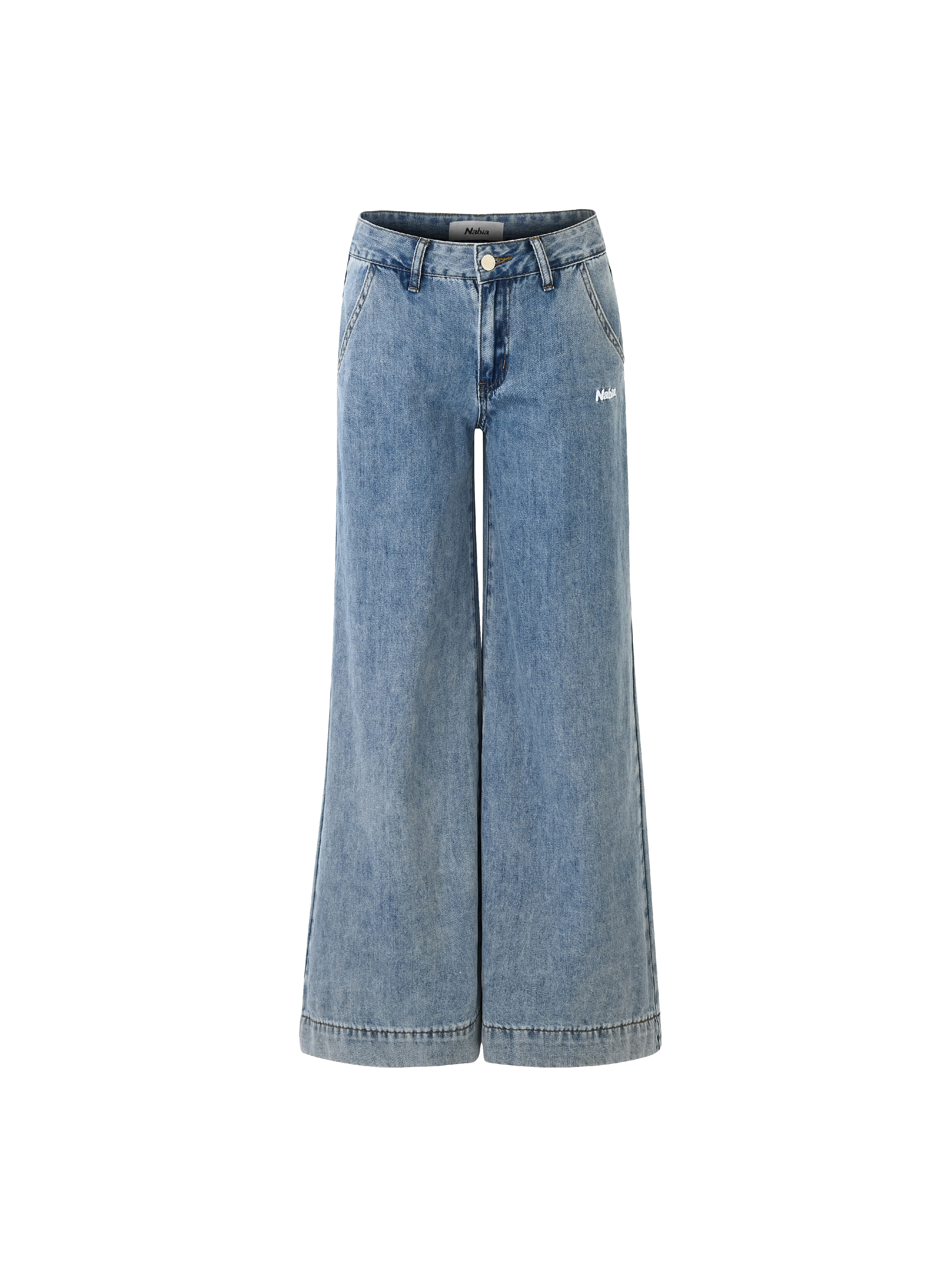 單寧修身牛仔褲