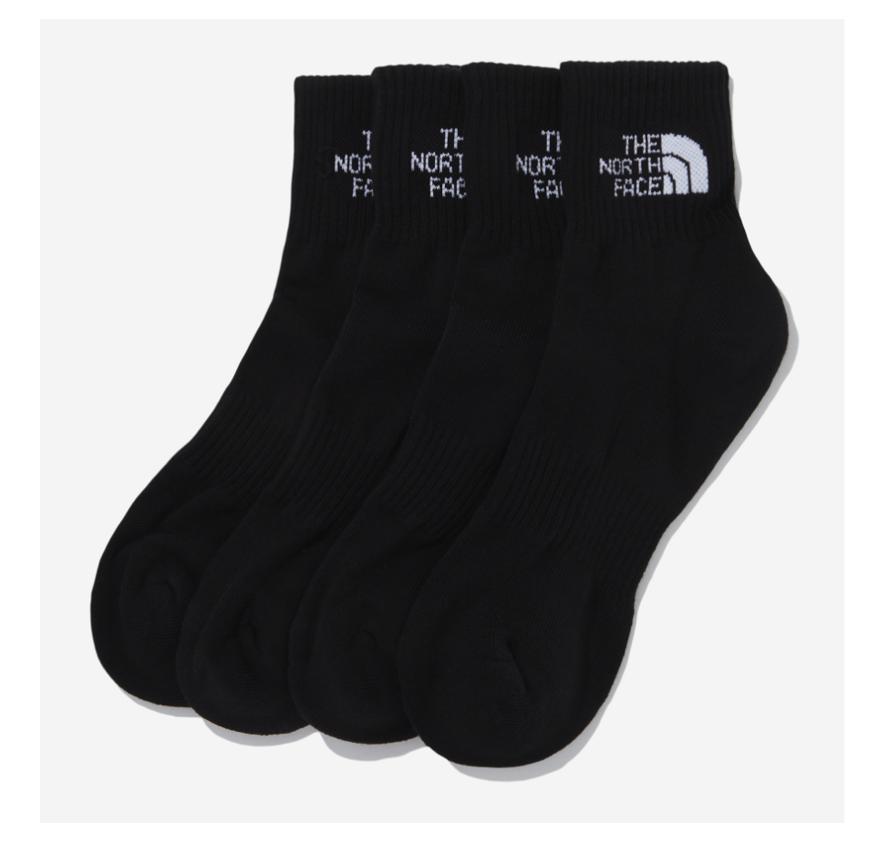 【現貨】The North Face ANKLE SOCKS SET 北臉logo踝襪 2件組 NY4AQ00