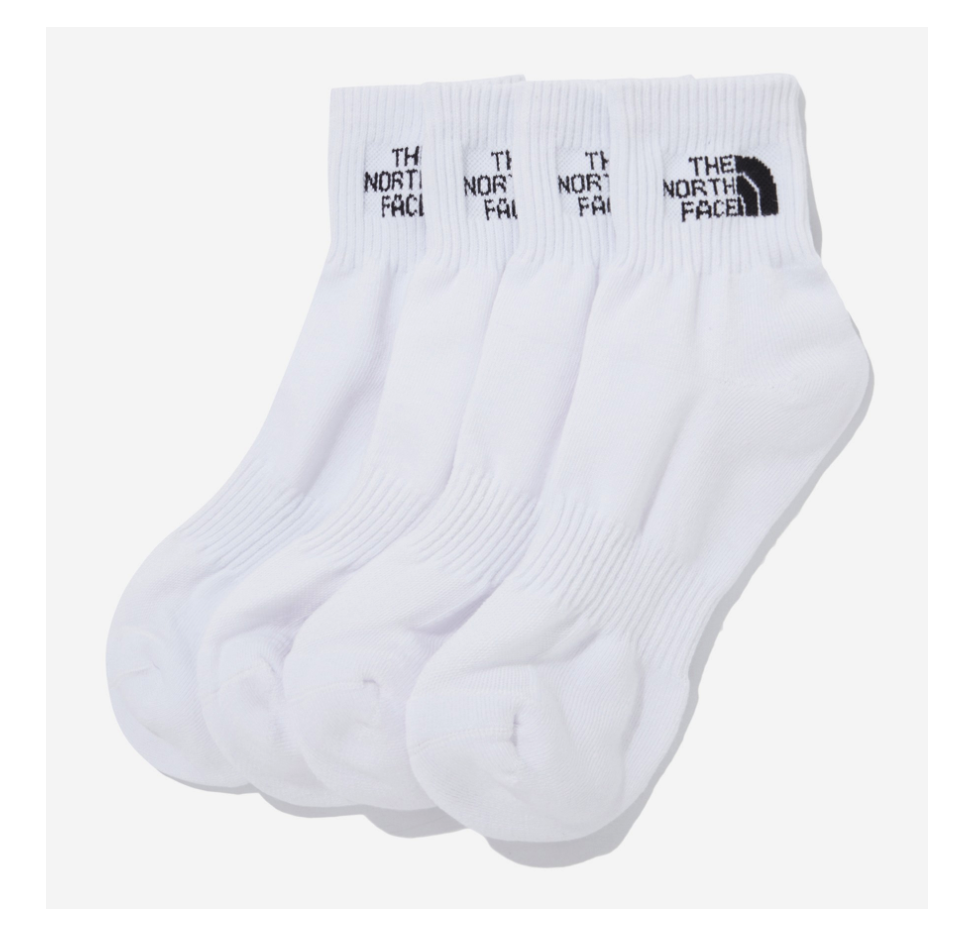 【現貨】The North Face ANKLE SOCKS SET 北臉logo踝襪 2件組 NY4AQ00